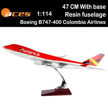 1/114 47cm Boeing B747-400 Kolumbija Airways 