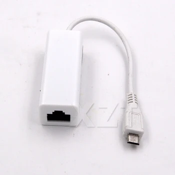 10/100 mbps Micro USB 2.0 Tinklo plokštė Ethernet 5-Pin RJ45 Lan Adapteris, Skirtas 