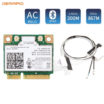 1200Mbps Dual Band 802.11 AC Intel7260 7260AC 7260HMW 2.4 G/5 ghz 