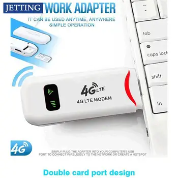 4G LTE Bevielį Maršrutizatorių 150Mbps USB Raktą Modemo Judriojo Plačiajuosčio ryšio, Sim Kortelės Belaidžio WiFi Adapteris 4G Maršrutizatorių Namų Biuro