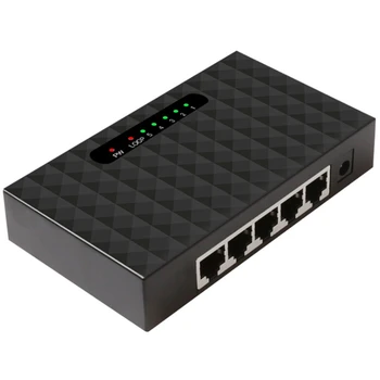 5 Port Gigabit Switch Ethernet Tinklo Jungiklio, Smart Vlan Tinklo Jungiklio, Lan Centru Pilna, Ar Pusiau Vienalaikio Dvipusio Ryšio Keistis