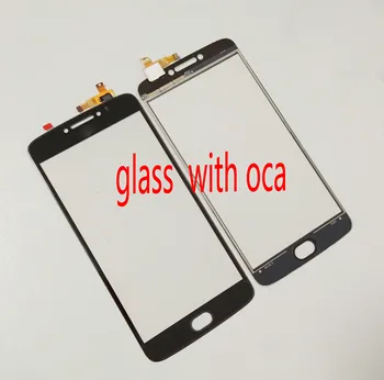 5vnt Išbandyti LCD Touch Panel skaitmeninis keitiklis Jutiklis Stiklo OCA Klijai Motorola C G5 G5S G6 E4 E6 Plius G4 E5 E6Play Ekrano Dangtis Repai