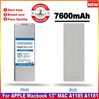 7600mAh Nešiojamas Baterija APPLE Macbook 13