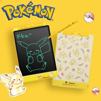 Anime Pokemon Pikachu Elektroninių Doodle Trinkelėmis LCD Rašymo Lenta Piešimo Planšetinį kompiuterį Vaikams Planšetinio kompiuterio Ekraną, Vaikų Mažų Lentos Žaislai