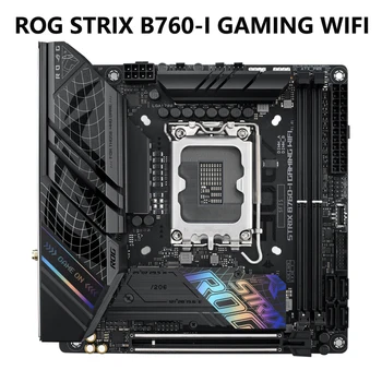 ASUS ROG STRIX B760-aš ŽAIDIMŲ WIFI DDR5 Plokštė Intel PROCESORIUS, Galingas VRM, PCIE 5.0 Lizdas, Low-latency WiFi 6E