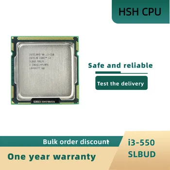 Core i3-550 I3 550 Dual-Core Procesorius (4M Cache, 3.20 GHz) LGA1156 CPU Desktop 100% veikia Desktop Procesorius