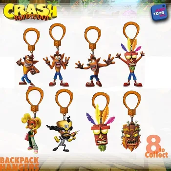 Crashbandicoes Žaidimas Periferinių Įrenginių Surinkimo Ornamnets Modelis Žaislas Atsitiktinis Stiliaus Pakabukas Keychain