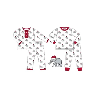 Didmeninė vaikams Kalėdų pižama komplektus mokyklinių uniformų komanda sleepwear mergaitėms, drabužiai berniukams, pižama rinkiniai