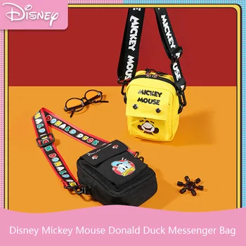 Disney Mickey Mouse Ančiukas Donaldas Krepšys Mielas Animacinių Filmų Laišką Petį, Krūtinės Maišelį Pečių Maišą Mados Juosmens Krepšys