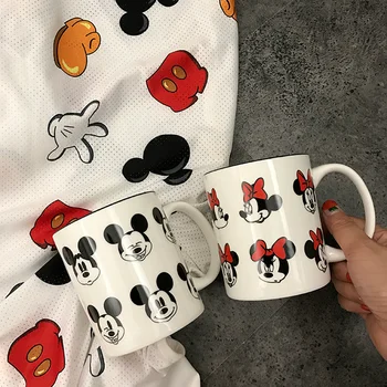 Disney Puodelis Mickey Minnie Pora Keramikos Vandens Puodelį Biuro Kavos Puodeliai Pieno Pusryčiai Puodeliai Geros Kokybės Mielas Dovana