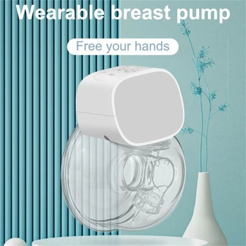 Elektros Krūties Siurblys Silent Nešiojami Automatinė Milker Rankų Nešiojamą Kūdikį krūtimi maitinti Pieno Extractor USB Įkraunama