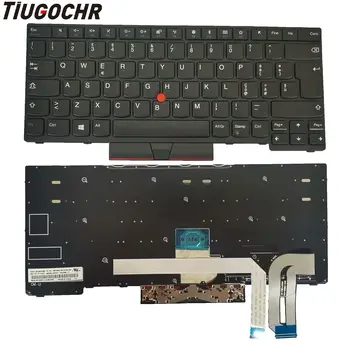 Lenovo ThinkPad L380 L480 L490 E480 E485 E490 T480S T495 Ne Klaviatūra su foniniu Apšvietimu JI