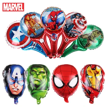 Marvel Spiderman Gimtadienio Dekoracijas Geležinis Žmogus Hulk Pav Vaikai Latekso Aliuminio Folija Balionai Keršytojas Temą Įvykio Prekes