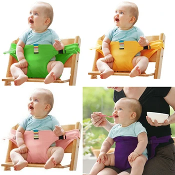 Naujas Baby Valgomasis Kėdė Saugos Diržo Nešiojamas Sėdynės Kūdikių Kėdutės Diržų Ruožas Wrap Kūdikį Krūtimi, Sulankstomas Plaunamas Kėdutės Saugos Diržas