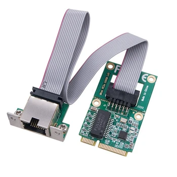 Naujas Mini PCI-E Tinklo plokštė 1000Mbps Gigabit Ethernet NIC Adapter RTL8111F PCI Express 10/100/1000M RJ45 LAN