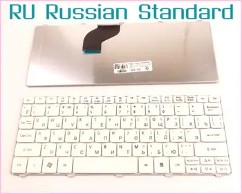 Nešiojamojo kompiuterio Klaviatūra Acer Aspire One 532 AO532H 532H AO532 532G NAV50 RU rusijos Versiją, Balta