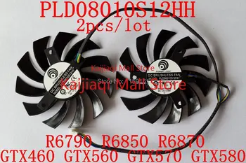 PLD08010S12HH 2vnt/daug 40x40x40mm 12V 0.35 A GTX460 GTX560 GTX570 GTX580 R6790 R6850 R6870 Aušinimo ventiliatorius