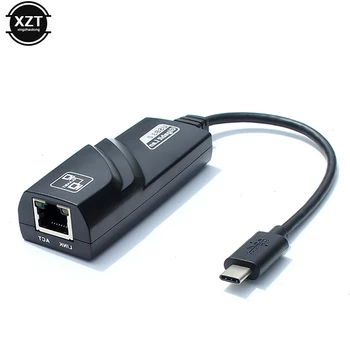 USB 3.1 C Tipo su RJ45 LAN Tinklo plokštė, USB, C Sąsaja su RJ45 100/1000Mbps, 