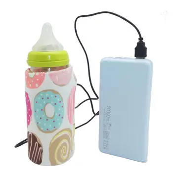 USB Pienas, Vanduo Šiltesnis Motinai, Ir Kūdikiui Kelionės Vežimėlis Izoliuoti Maišelį Bebe Slaugos Buteliuko Šildytuvas